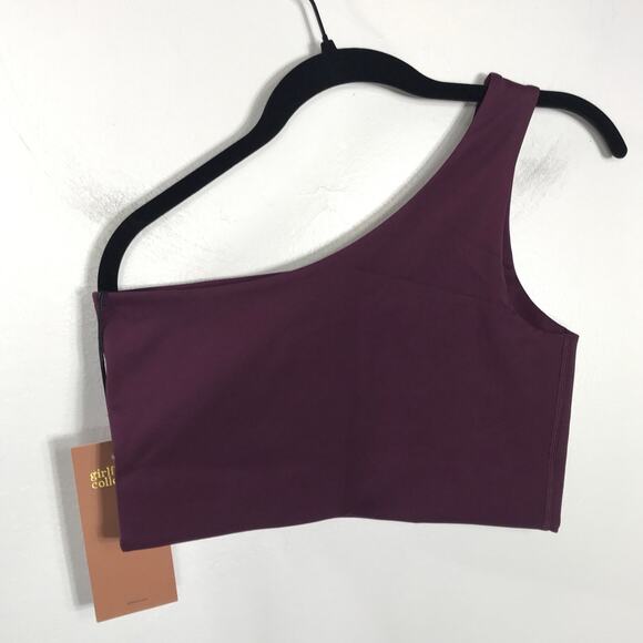 New Girlfriend Collective Women's Bianca Athletic One Shoulder Sports Bra Gym - Picture 7 of 9